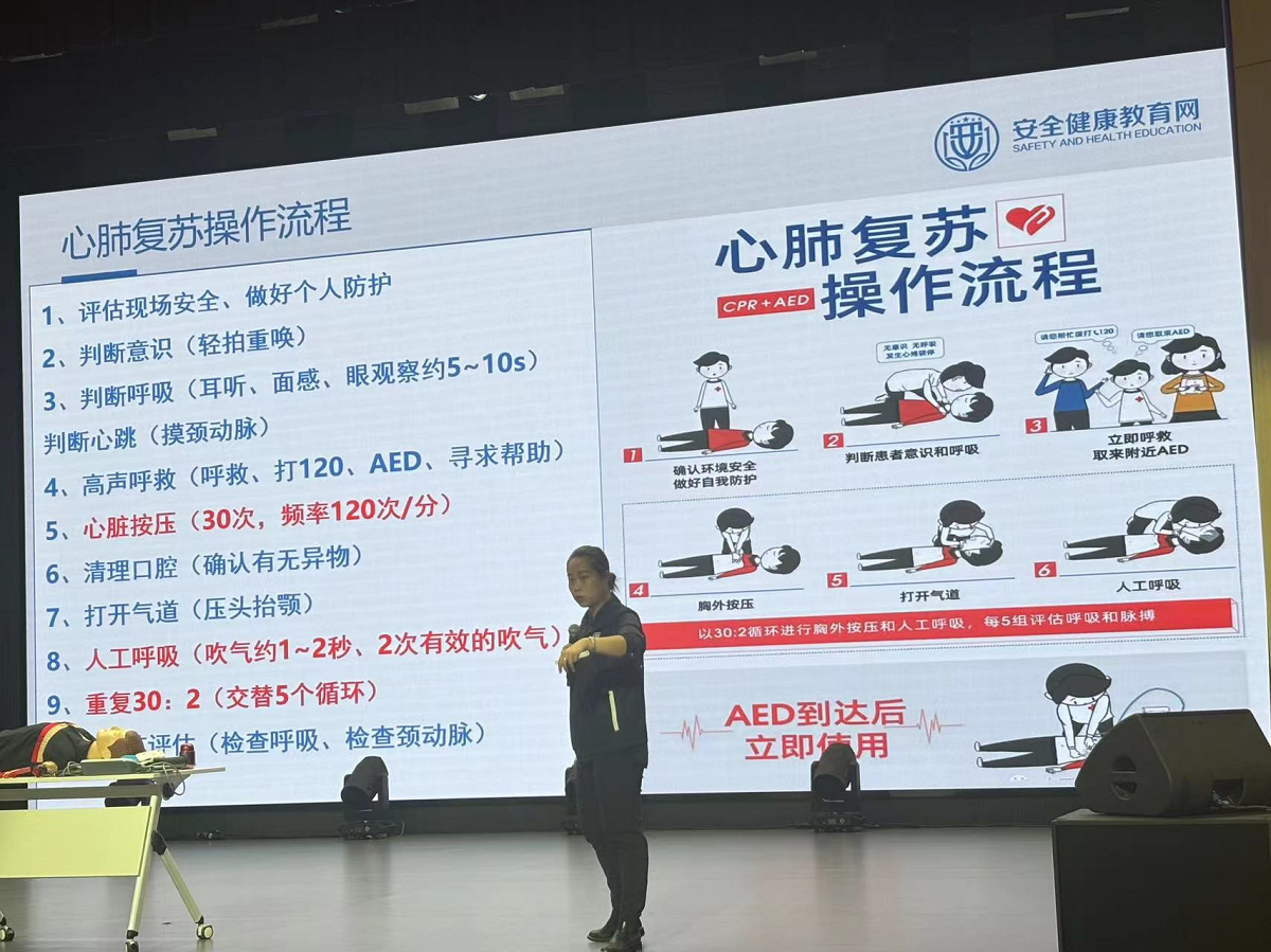 學(xué)習(xí)急救知識 提升服務(wù)技能 塑造企業(yè)形象